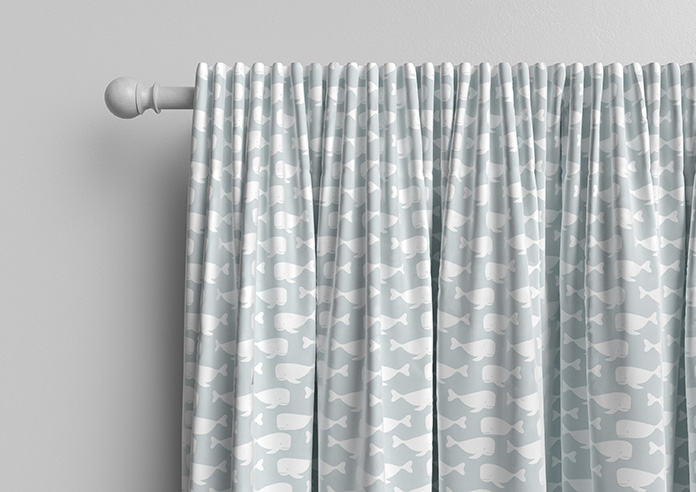Whaling Around, Shell Grey - Made to Measure Curtains - Image 10